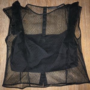 ZARA SHEER TOP